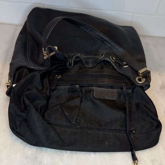 Michael Kors Purse Leather Handbag Camden Large Pebbled Hobo Pocketbook Bag - Picture 13 of 16